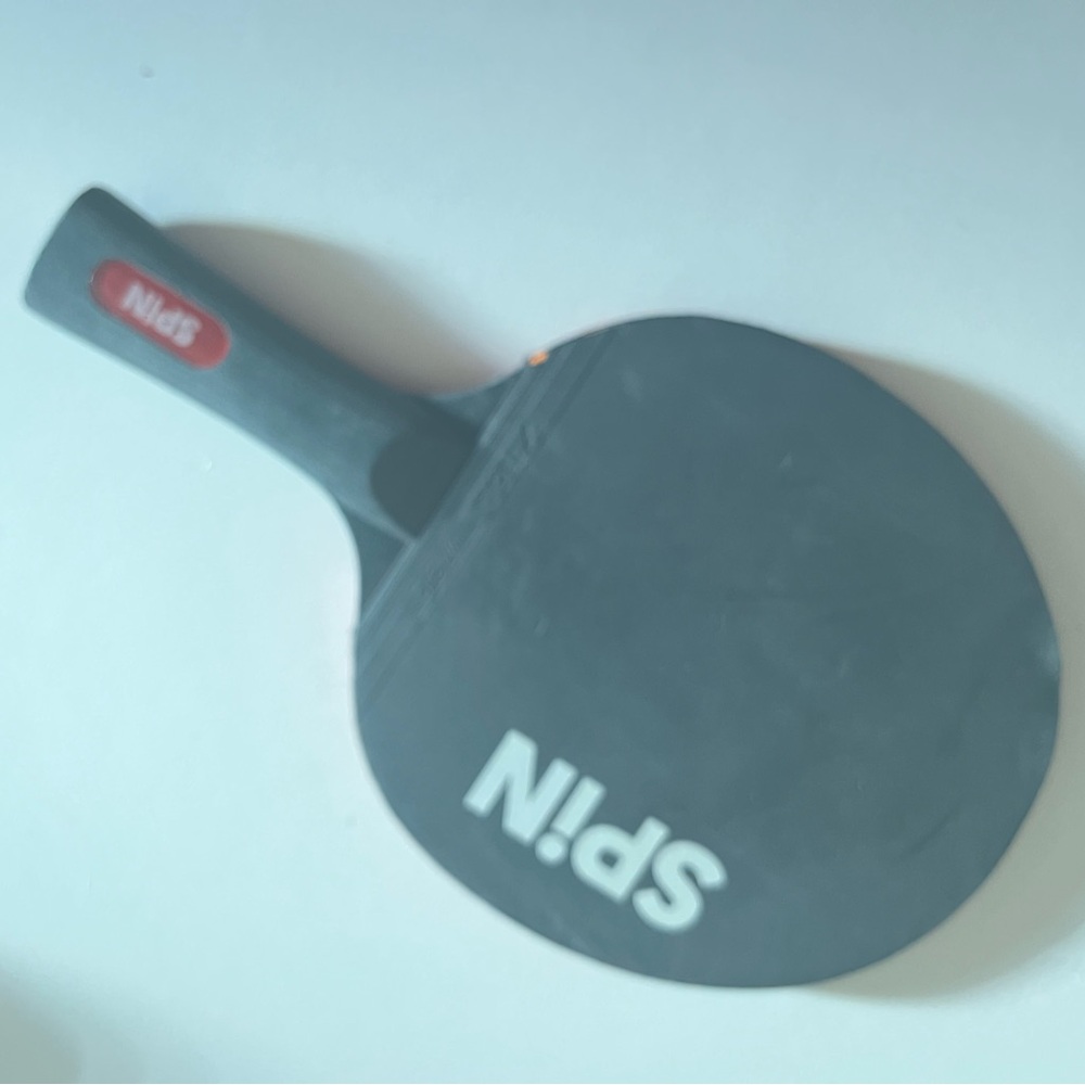 Spin Black Table Tennis Paddle